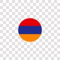 armenia icon sign and symbol. armenia color icon for website design and mobile app development. Simple Element from countrys flags