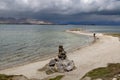 Armenia, lake Sevan, view from the mountain