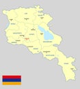 Armenia map - cdr format