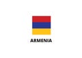 Armenia national flag country emblem state sign Royalty Free Stock Photo