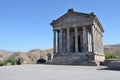 Armenia, the pagan temple of the Sun in Garni, I century Royalty Free Stock Photo