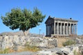 Armenia, the pagan temple of the Sun in Garni, I century Royalty Free Stock Photo