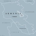 Armenia political map