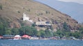 Armenia Sevan lake JULY 2019 Royalty Free Stock Photo
