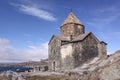 Armenia. Sevan Lake. Surb Arakelots church in winter