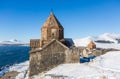 Armenia.Sevan temple complex on Lake Sevan