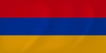 Armenia waving flag