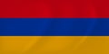 Armenia waving flag Royalty Free Stock Photo