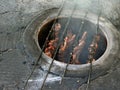 Armenian barbeque in tonir