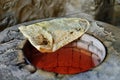 Armenian bread lavash Royalty Free Stock Photo