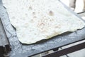Armenian bread lavash. Healthy food Royalty Free Stock Photo