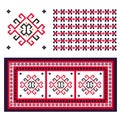 Armenian carpet Armenian Carpet detail with traditional ornaments and patterns - Armenian Ornament Royalty Free Stock Photo