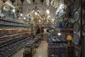 An Armenian Ceramics Shop in a Jerusalem Market Royalty Free Stock Photo