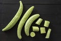 Armenian cucumber or acur Royalty Free Stock Photo