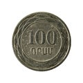 100 armenian dram coin 2003 obverse