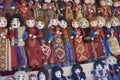 Armenian handmade dolls in folk costumes Royalty Free Stock Photo