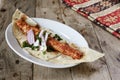 Armenian kebab. Royalty Free Stock Photo