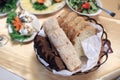 Armenian lavash and bread Royalty Free Stock Photo