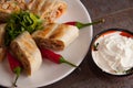 Armenian shawarma Royalty Free Stock Photo