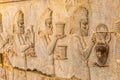 Armenian tribute relief detail Persepolis