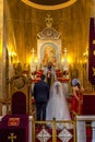 Armenian wedding in the church Royalty Free Stock Photo