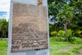 Commemorative monument of the Armero tragedy caused by the Nevado del Ruiz in 1985