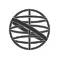 Armillary sphere graphic icon