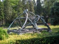 An armillary sphere on show at Beijing\'s Ancient Observatory