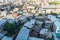 Arminia, Yerevan, September 2021. View of the city rooftops from above.