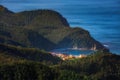 Armintza village in the Basque Country from Jata Royalty Free Stock Photo