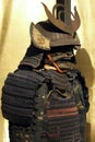 The armor of the ancient Japanese samurai Royalty Free Stock Photo