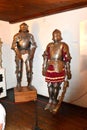 Armor in Bran Castle, home of Dracula, Brasov, Transylvania Royalty Free Stock Photo