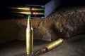 Armor piercing cartridges Royalty Free Stock Photo