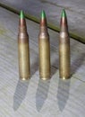 Armor piercing trio Royalty Free Stock Photo