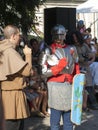 Medieval knight armor suit presentation 