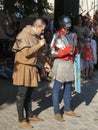 Medieval knight armor suit presentation 