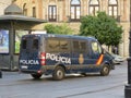 Armored, blue, car, city, cop, counter terrorism, crime, damaged, defence, defense, democracy, duty, emergency, enforcement, equip