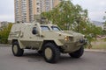 Armored car made in Ukraine Royalty Free Stock Photo