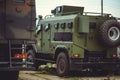 Armored car of the Ukrainian army Royalty Free Stock Photo