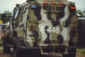 Armored car of the Ukrainian army Royalty Free Stock Photo