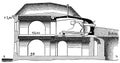 Armored Coastal Battery. Measurements in meters.