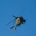Armored Combat Helicopter Royalty Free Stock Photo