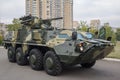 Armored personnel carrier with an automatic gun of Ukrainian production