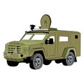Armored SWAT Police Vehicle Royalty Free Stock Photo