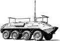 Armored troop-carrier Royalty Free Stock Photo