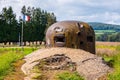 Armored turret of the Maginot Line in Villy, France