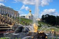 Armorial housing of Grand Palace in Peterhof