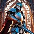 armour knights, AI-generatet