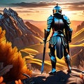 armour knights, AI-generatet