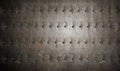 Armour metal background with rivets